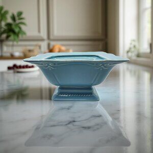 vintage southern living gallery collection porcelain aqua Color Square planter